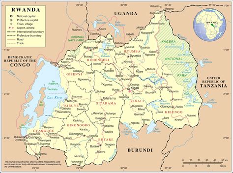 Here are the best maps of rwanda at high resolution. Administrative Karte von Ruanda - Map of administrative ...