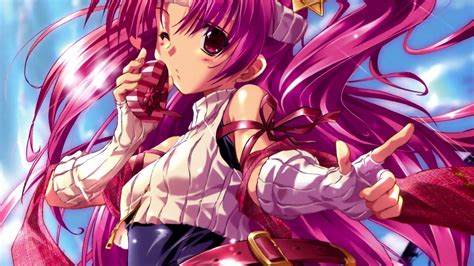 Download 1920x1080 Wallpaper Yuna Miyama Maburaho Anime Pink Hair