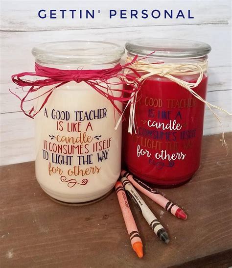 A Good Teacher Candle Gettin Personal Teacher Christmas Ts