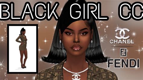 The Best Black Girl Cc For The Sims 4 Cc Links Chanel