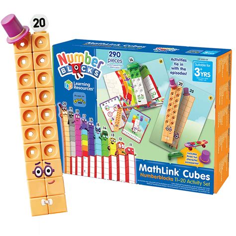 Buy Learning Resources Mathlink Cubes Numberblocks 11 20 Activity Set