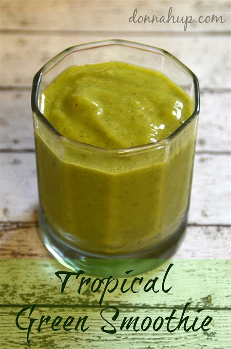 Tropical Fruit Packed Green Smoothie