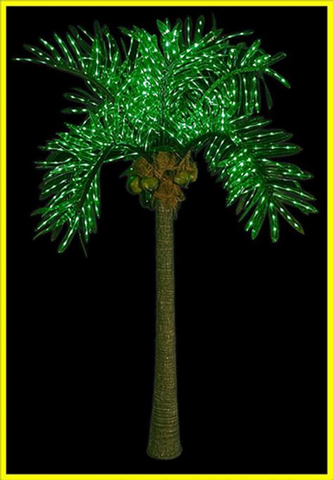 Lighted Palm Tree 10ft Led Style Hawaii