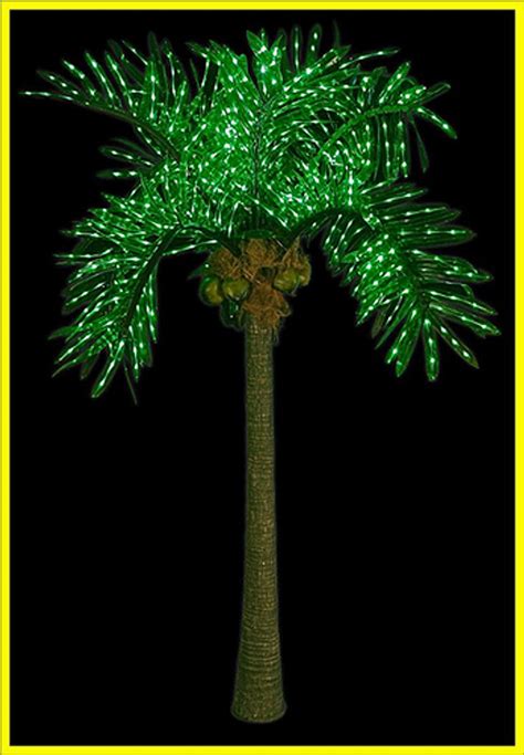 Lighted Palm Tree