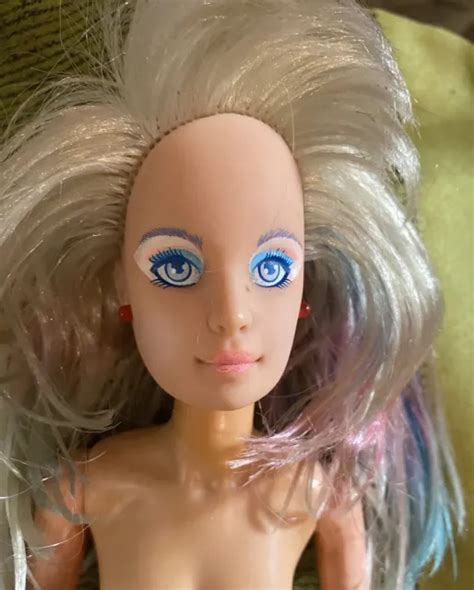 Jem And The Holograms Doll Nude Earrings Untested Hasbro Vintage