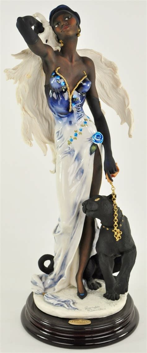 Giuseppe Armani Night Stars Figurine 1377c In Original Box Black Woman
