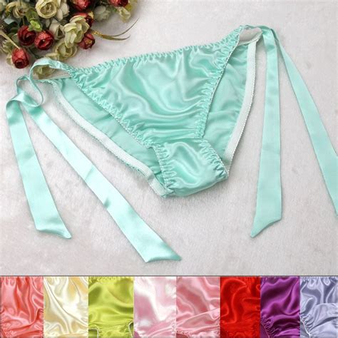 women s 100 silk bikinis panties silk panties women s g strings women underwear sexy lace high