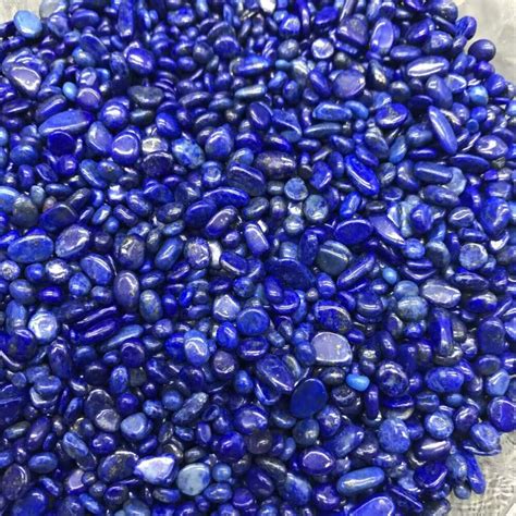 Aaa50g 5 7mm Natural Blue Lapis Lazuli Quartz Crystal Polished Gravel
