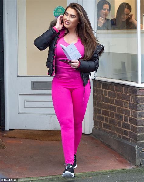 Lauren Goodger Displays Her Voluptuous Curves In Form Fitting Active