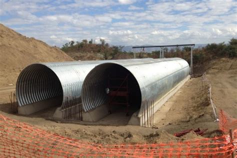 Corrugated Steel Pipe As Stockpile Tunnels Armco Superlite