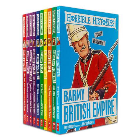 Horrible Histories Series 10 Books Collection Set By Terry Deary
