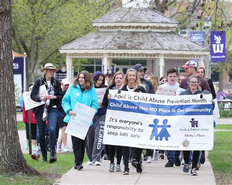 Ending A Statistic Wsu Students Organize Child Abuse Prevention Walk