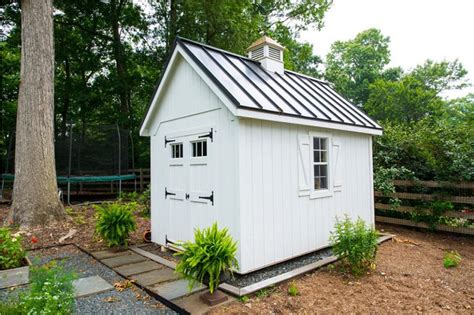 Set amid a riot of summer blooms, this garden shed sports a pyramidal bonnet roof, a type this simplest of shed designs is well suited to storing lots of garden gear within a compact footprint. 20 Whimsical Traditional Garden Sheds For A Fairy Tale ...