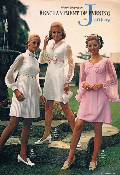 wards 1970 moda anos 70 roupas da moda feminina moda anos 60