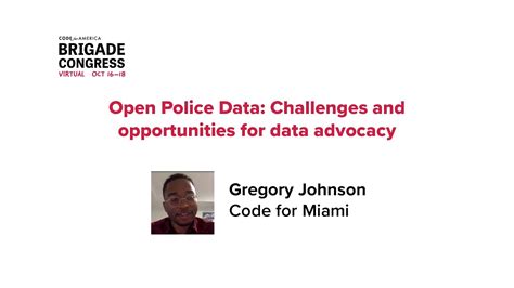 Open Police Data Challenges And Opportunities For Data Advocacy Youtube
