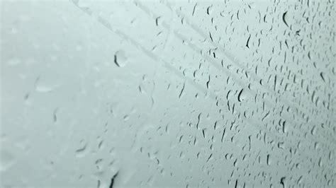 Rain Falling On Window Royalty Free Stock Video Footage Clip