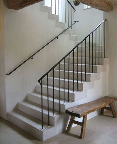 Stair railings are a necessary part of the architecture of your home if you have stairs. 33 Ultimate Farmhouse Staircase Decor Ideas And Design - 33DECOR | Stair railing design, Wrought ...