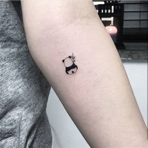 15 Unique And Small Panda Tattoos Ideas Panda Tattoo Cute Tattoos