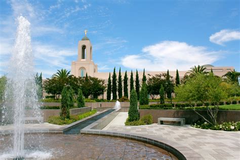 Newport Beach California Temple Fountain