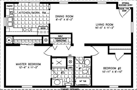800 Sq Ft House Plan Manufactured Home Floor Plans 800 Sq Ft 999