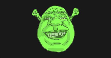 Shreks Face Shrek Mask Teepublic