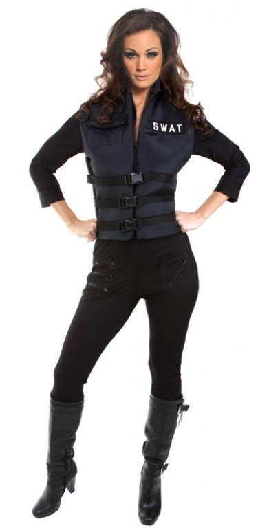 Womens Lady Swat Sexy Cop Costume Candy Apple Costumes See All
