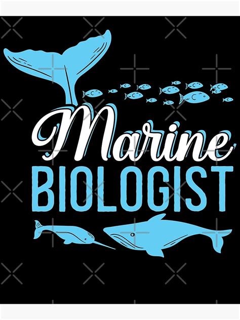 Ocean Biology Marine Biologist Poster For Sale By Cp Designs Redbubble