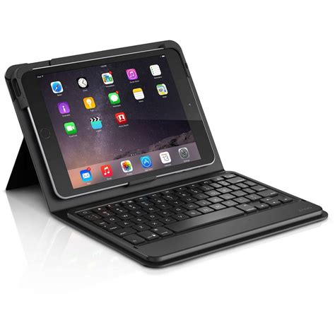 Zagg Messenger Folio Case Hinged With Bluetooth Keyboard For Apple Ipad