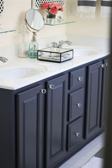 Painting laminate cabinets to look like new. Gray | Favorite Paint Colors | Bloglovin'