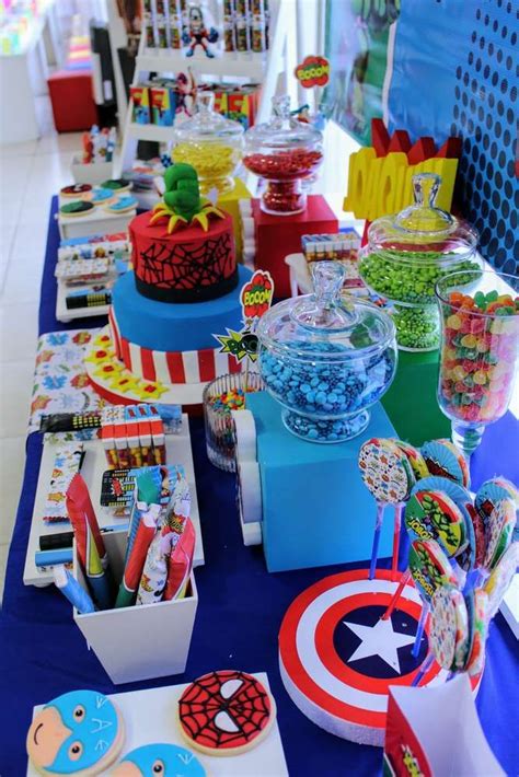 superheroes birthday party ideas photo    avengers birthday party decorations marvel