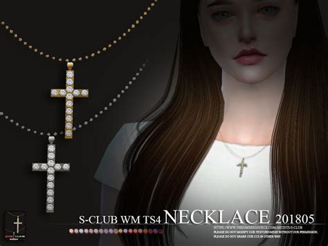 The Sims Resource S Club Ts4 Wm Necklace F 201805