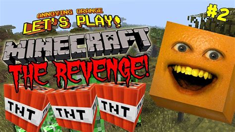 Annoying Orange Plays Minecraft The Revenge Hey Help My Latest
