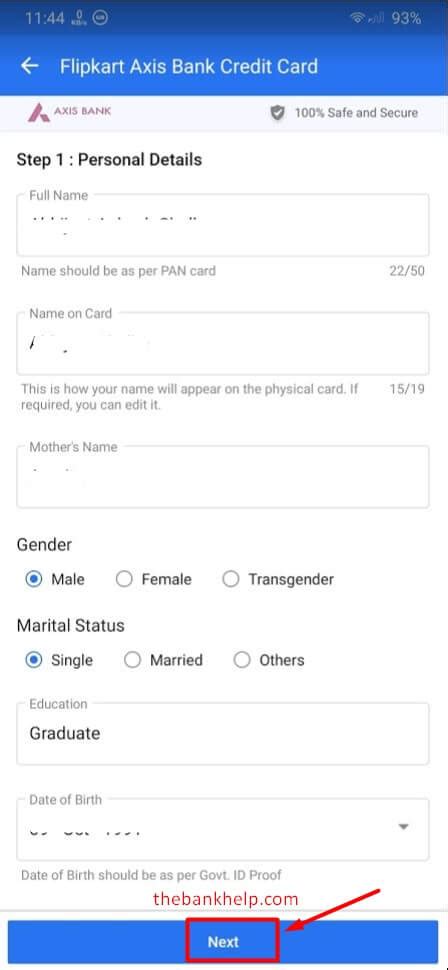 Axis bank credit card application status by name. How to apply for Flipkart axis bank credit card online?