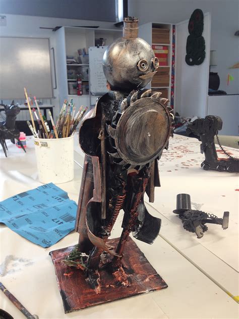 Steampunk Robots A Kitbash Sculpture Unit