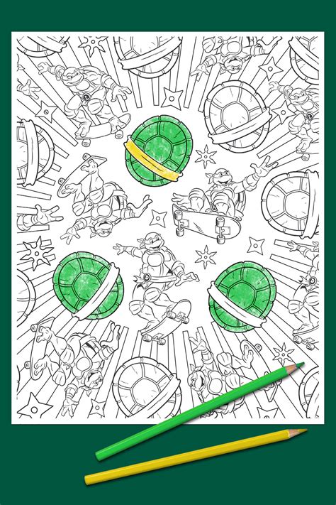 Teenage mutant ninja turtles transparent images (1,607). New Adult TMNT Coloring Book From Random House Hits The Market