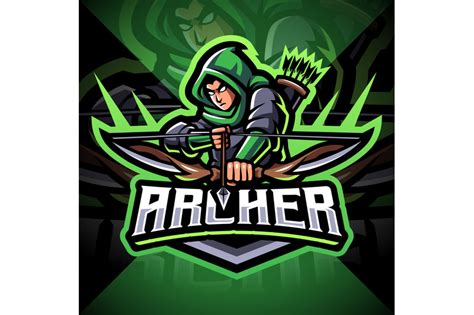 Archer Esport Mascot Logo Design By Visink Thehungryjpeg