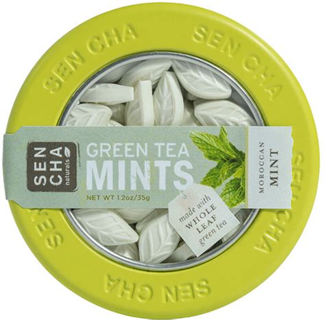 Sencha Naturals Green Tea Mints Moroccan Mint 12 Oz 35 G Iherb