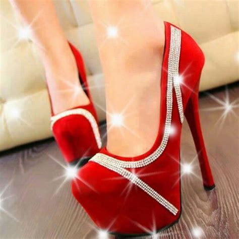 Pin By Carole Price On Anything Red High Heel Shoes Heels Gorgeous