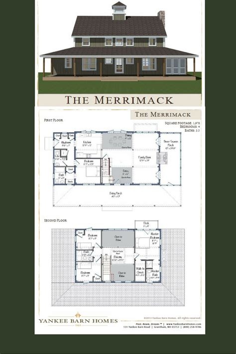 2 Story Barn House Plans