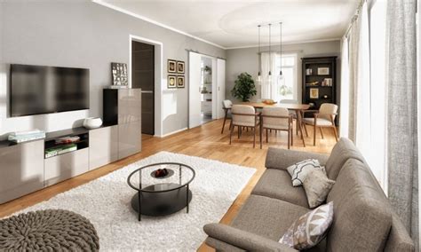 modernes wohnzimmer farben grau weiss holz ideen von inneneinrichtung