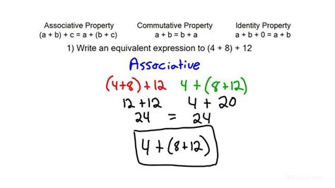 How To Use Properties Of Addition Algebra