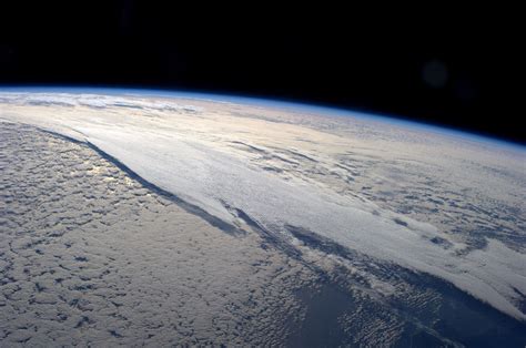 Cloud Layers Taken July 18 2013 From The International Space Station