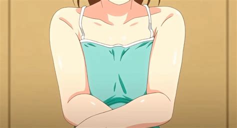 Kaede Kasuga Shishunki No Obenkyou Animated Animated  1girl Blue Shirt Bouncing Breasts