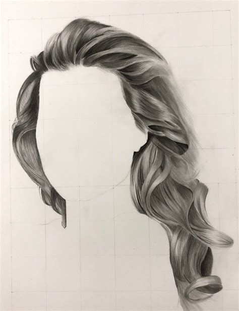 Drawing 👩‍🦱 Curly Hair Drawing