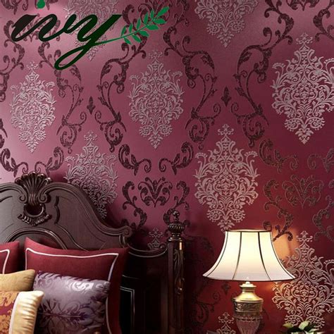 Ivy Morden Luxury Europen Wallpaper Printed Floral 3d Non Woven Large