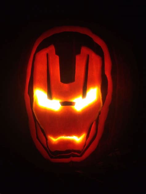 Iron Man Pumpkin Carving Pinterest