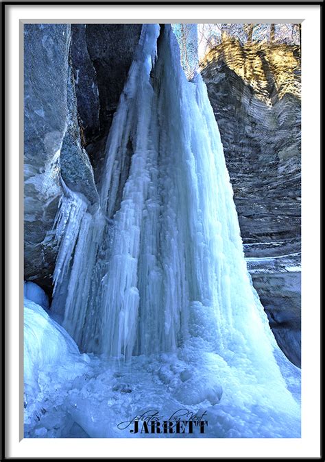 Frozen Waterfalls Of Starved Rock 2015 Kent Jarrett Photography