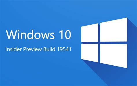 Windows 10 Insider Preview Build 19541 Le Novità