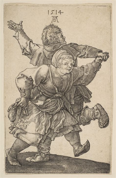 Albrecht Dürer Peasant Couple Dancing The Met