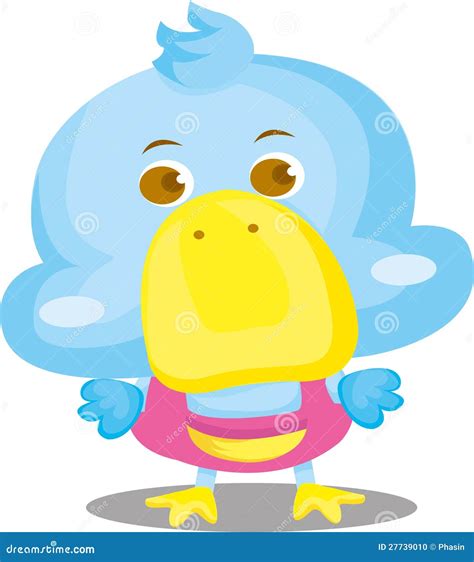 Blue Duck Cartoon Character Stock Photo Image Of Cartoon Cute 27739010